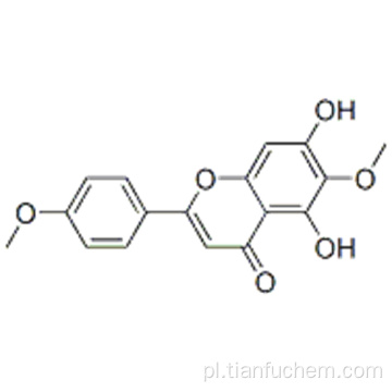 4H-1-benzopiran-4-on, 5,7-dihydroksy-6-metoksy-2- (4-metoksyfenylo) - CAS 520-12-7